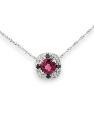 Spinel Halo Pendant